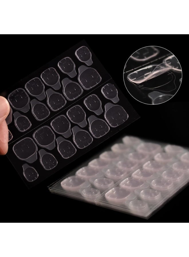 Shein Press-on Nails - 12 Medium Pieces - Artificial Nails, Perfect for Parties, Comes with 1 Sheet of Double-Sided Adhesive - Oval Shape - Image 3